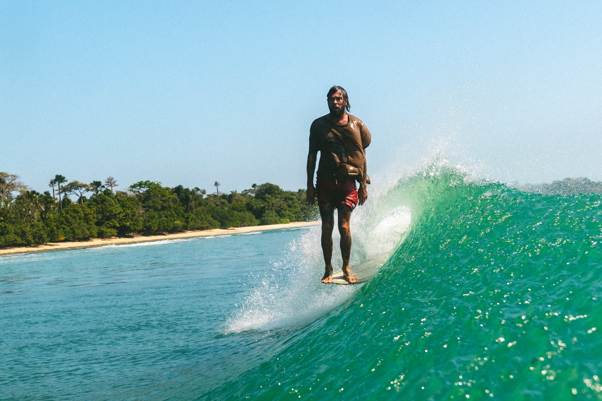 hang 10 on club soda longboard by from earth, surfboards for sale in bali, longboard surfing in indonesia